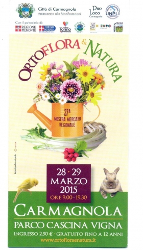 Ortoflora e natura 28 e 29 marzo - RISERVA   CARMAGNOLA